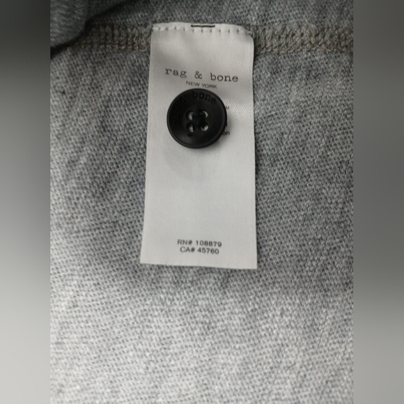 Men's Rag & Bone Long Sleeve Pull Over Shirt. M - Picture 8 of 12